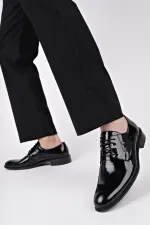 Chaussures classiques pour hommes Muggo H043 en cuir véritable