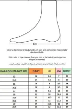 Muggo ZUZU Cırtlı ve Bağcıklı Günlük Çocuk Sneaker Spor Ayakkabı