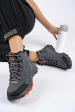 Bottes d'hiver unisexes Muggo ICELAND, garanties, pour la randonnée et les activités de plein air, à lacets et fermeture éclair latérale.