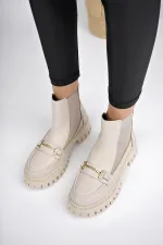 Bottines Chelsea pour femmes Muggo VESPER à boucle garantie et semelle épaisse