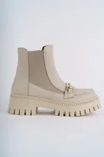 Bottines Chelsea pour femmes Muggo VESPER à boucle garantie et semelle épaisse