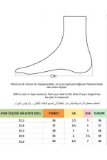 Muggo ARCH Garantili Ortopedik Taban Topuk Dikeni Hakiki Deri Kadın Ayakkabı