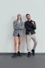 Muggo CATEX Garantili Kaymaz Taban Suya Soğuğa Dayanıklı Unisex Kışlık Bot