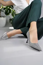 Muggo YOWEL Guaranteed Pointed Toe Women's Stiletto Heel Shoes