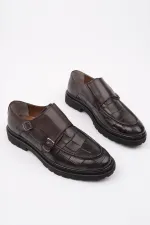 Chaussures orthopédiques décontractées pour hommes Muggo DIEGO Classic en cuir véritable