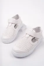 Muggo PEPE Cırtlı Delikli Günlük Hafif Taban Unisex Çocuk Ayakkabı