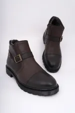 Bottes pour hommes Muggo RODRIGUEZ, garanties imperméables au froid, avec fermeture éclair et doublure en fourrure