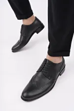 Muggo H046 Genuine Leather Classic Men's Shoes