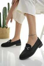 Mocassins décontractés pour femmes Muggo SUSSIE avec boucle métallique garantie