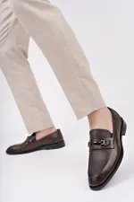 Chaussures orthopédiques classiques décontractées en cuir véritable Muggo BONDY pour hommes