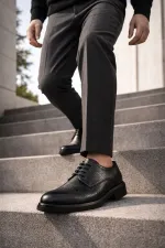 Muggo DANIEL Genuine Leather Lace-up Men's Classic Casual Shoes Muggo DANIEL Genuine Leather Lace-up Men's Classic Casual Shoes