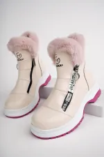 Muggo BUBBLE Guaranteed Non-Slip Sole, Fur Lined, Side Zipper Kids' Boot