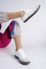 Chaussures de sport Muggo GORDON unisexes orthopédiques à lacets, garanties pour la marche et la course au quotidien.