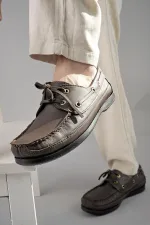 Muggo Sidro chaussures décontractées classiques en cuir véritable garanties pour hommes