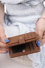 Muggo ARYA Bozuk & Kağıt Para Bölmeli Fermuarlı Kartlık Kadın Cüzdan