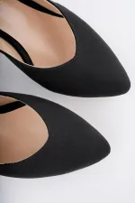 Muggo W0711 Escarpins à talons hauts pour femmes, dos nu, style classique décontracté, élégants et confortables.