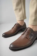 Muggo H0143 Chaussures décontractées classiques pour hommes en cuir véritable, garanties