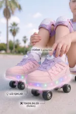 Muggo SKATE Kids' Light-Up Roller Skates/Sneakers Muggo SKATE Kids' Light-Up Roller Skates/Sneakers