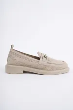 Muggo SAKURA Women's Knitted Loafer Casual Moccasin Shoes with Metal Buckle Muggo SAKURA Women's Knitted Loafer Casual Moccasin Shoes with Metal Buckle