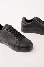 Muggo GAGE Hakiki Deri Bağcıklı Erkek Günlük Sneaker Spor Ayakkabı