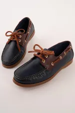 Muggo GENOVA Genuine Leather Lace-up Men's Casual Loafer Shoes Muggo GENOVA Genuine Leather Lace-up Men's Casual Loafer Shoes