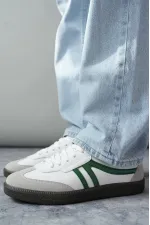 Muggo GARCİA Garantili Unisex Ortopedik Günlük Bağcıklı Yürüyüş Koşu Sneaker Spor Ayakkabı