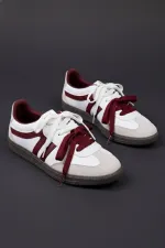 Muggo ETRO Çift Bağcıklı Günlük Kadın Sneaker Spor Ayakkabı