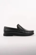 Muggo WINSOR Genuine Leather Laceless Comfortable Sole Men's Casual Classic Loafer Shoes