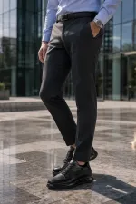 Baskets décontractées à lacets et semelle épaisse en cuir véritable Muggo Hudson pour homme