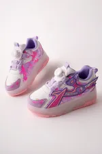 Muggo PATO Çocuk Işıklı Patenli Tekerlekli Sneaker Spor Ayakkabı