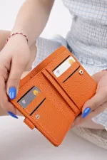 Muggo ARYA Bozuk & Kağıt Para Bölmeli Fermuarlı Kartlık Kadın Cüzdan