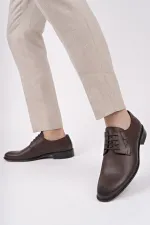 Chaussures classiques pour hommes Muggo H043 en cuir véritable