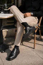 Chaussures décontractées classiques pour hommes Muggo ARTOS à lacets et semelle confortable