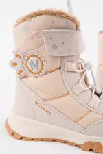 Bottes Muggo Twinkle pour filles, doublées de fourrure, à lacets et fermeture velcro