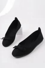 Muggo MİU Fiyonklu Kadın Deri Günlük Babet