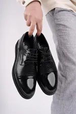 Muggo Marcel Garantili Erkek Günlük Klasik Hakiki Deri Casual Ayakkabı