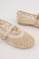 Ballerines Muggo LACE pour femmes, ornées de perles et de détails en maille, à brides élégantes et décontractées Ballerines Muggo LACE pour femmes, ornées de perles et de détails en maille, à brides élégantes et décontractées