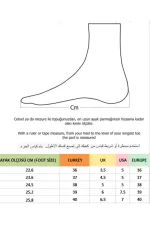 Muggo DOSSİ Guaranteed Platform Heel Ankle Strap Buckle Women's Sandals