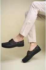 Muggo MİLLER Garantili Hakiki Deri Erkek Günlük Klasik Casual Ayakkabı