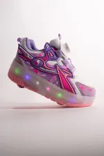 Muggo PATO Çocuk Işıklı Patenli Tekerlekli Sneaker Spor Ayakkabı