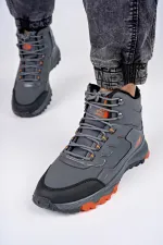 Bottes d'hiver unisexes Muggo ICELAND, garanties, pour la randonnée et les activités de plein air, à lacets et fermeture éclair latérale.