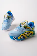 Muggo CAR Velcro Car and Light-Up Kids' Casual Sneaker Sports Shoes