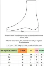 Muggo HİDDEN Gizli Topuklu Fiyonk Detaylı Deri Kadın Babet