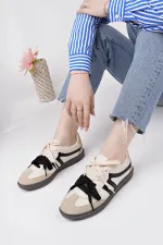 Muggo RETRO Çift Bağcıklı Günlük Kadın Sneaker Spor Ayakkabı