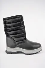 Bottes de pluie et de neige Muggo SUGAR pour enfants, unisexes, confortables et dotées d'une fermeture éclair sur le devant et d'une doublure en fourrure.