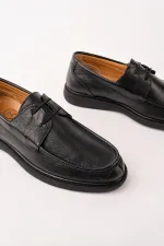 Chaussures décontractées classiques pour hommes Muggo FATHER en cuir véritable, à lacets et semelle confortable