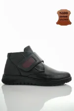 Bottes pour femmes Muggo en cuir véritable avec semelle orthopédique et éperon du talon, garanties médicalement