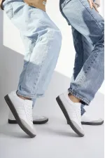 Chaussures de sport Muggo GORDON unisexes orthopédiques à lacets, garanties pour la marche et la course au quotidien.