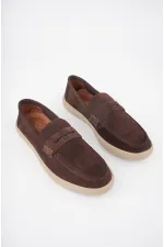 Muggo DENZEL Chaussures pour hommes classiques, confortables et orthopédiques, sans lacets, en cuir véritable, garanties pour tous les jours