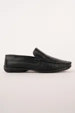 Muggo WILLS Genuine Leather Laceless Men's Casual Classic Loafer Shoes